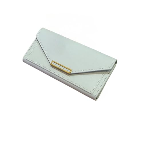 zouxangzz Damen Lange Geldbörse Einfache Multifunktionale Clutch Leichte Münzbörse, grau, M, Klassisch von zouxangzz