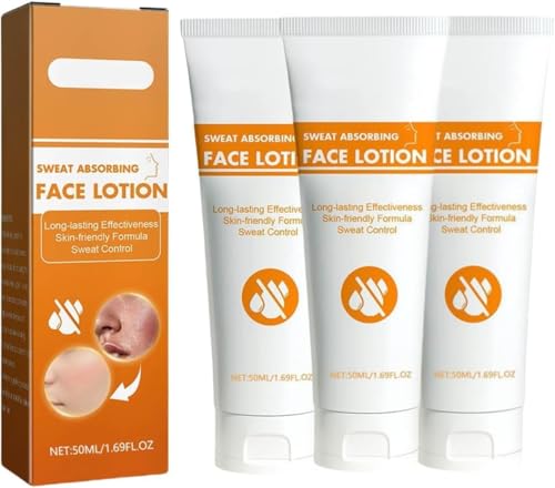 Face Antiperspirant, Face Sweat Blocker, Stop Face Sweating Absorbing Lotion, Antiperspirant and Oil Control for Women & Men, Hyperhidrosis (3 PCS) von zowamap