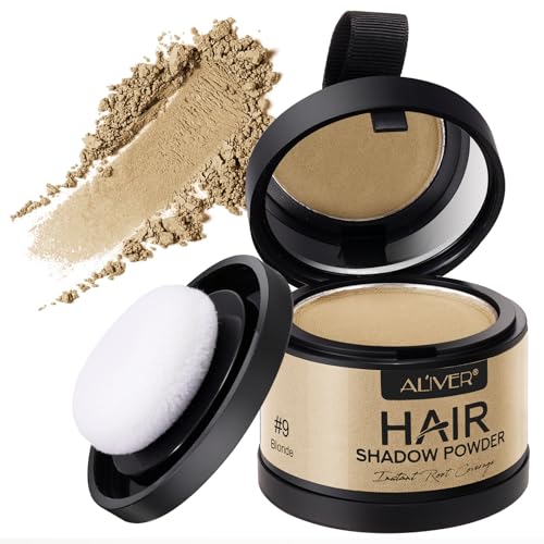 zoxpm Streuhaar Mittelblond, 4g Ansatzpuder Haarverdicker Haar Concealer zur Haarverdichtung für Frauen und Männer, Wind- & Wasserfest zum Ansatz kaschieren (Mittelblond) von zoxpm