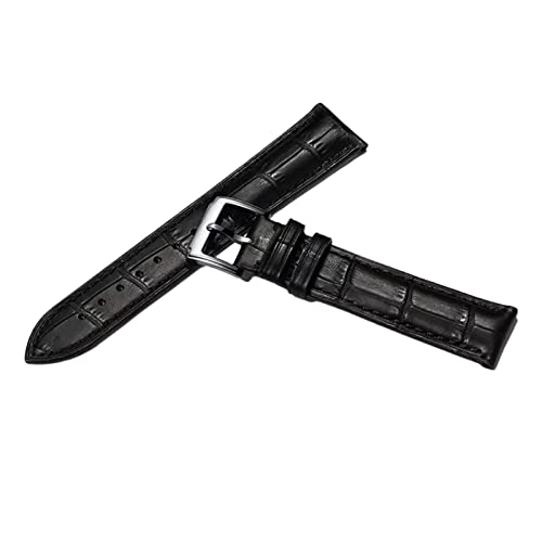 12-24mm Exquisite Verarbeitung Klassische hautfreundliche Echtleder-Armbänder für Quarzuhr-Armbandersatz, 13mm von zssmGood