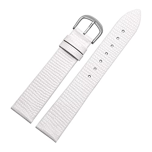 14/16/18/20mm Herren Damen Ultradünnes Eidechsenmuster Echtes Leder Atmungsaktives Anti-Schweiß-Uhrenarmband mit polierter Stahlschnalle, 20mm 14/16/18/20mm Herren Damen Ultradünnes Eidechsenmuster Echtes Leder Atmungsaktives Anti-Schweiß-Uhrenarmband mit polierter Stahlschnalle, 20mm von zssmGood