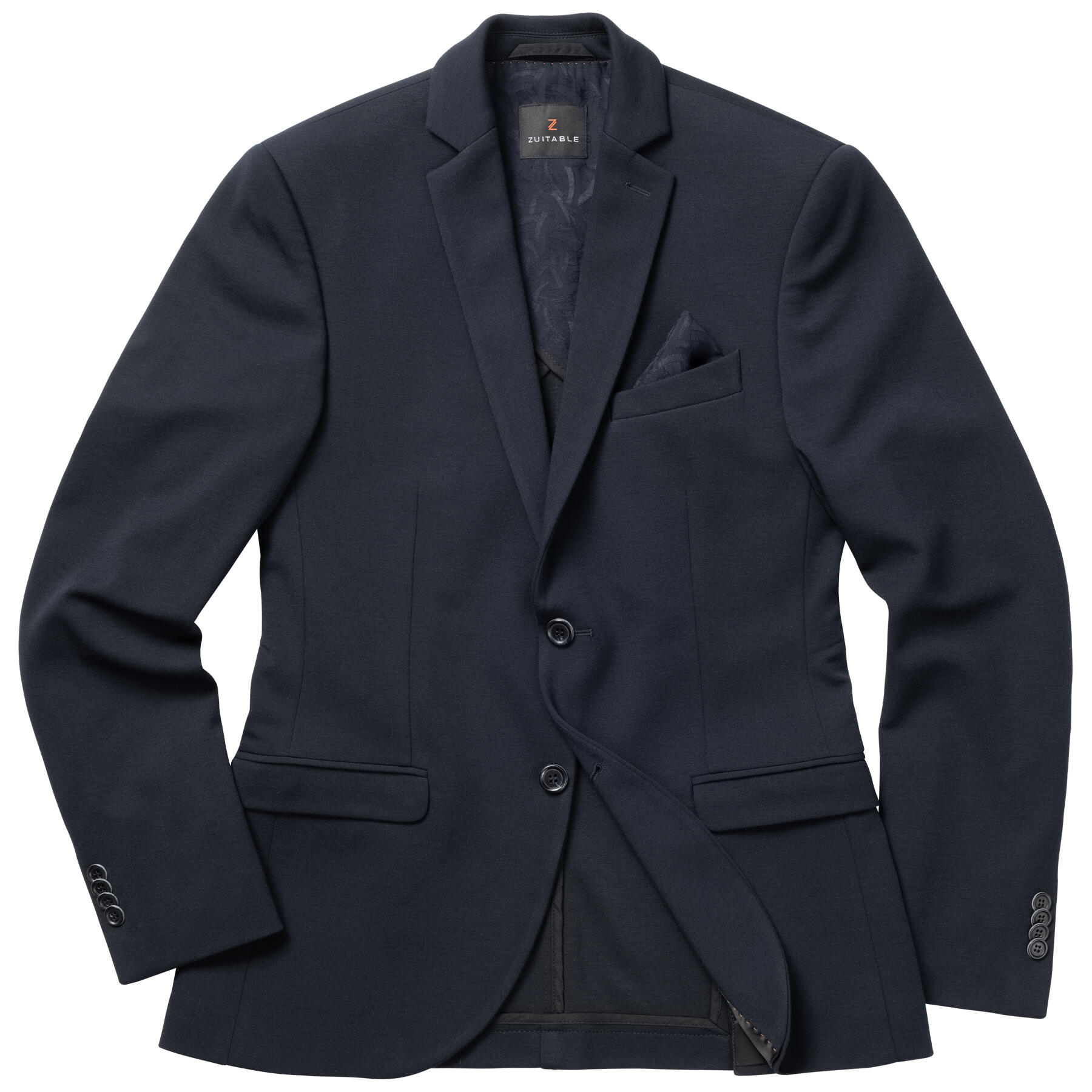 zuitable - Jersey Sakko DiNorris blau - Gr. - 48 von zuitable