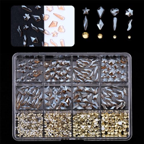 1Box 3d Nails Charm Flatback Glasnails Strasssteine für Frauen Nägel Dekoration Nägel Kunstprojekte Verschönerung Handwerk 1Box 3d Nails Charm Flatback Glasnails Strasssteine für Frauen Nägel Dekoration Nägel Kunstprojekte Verschönerung Handwerk von zuousxbs