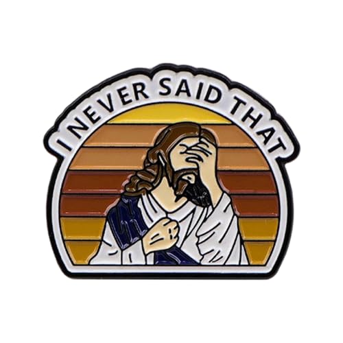 Elegante Metallbrosche Stilvoller Bestaller Handgefertigtes Rucksack Revers Abzeichen Accessoire Für Kirchenversammlungen Oder Tägliche Tragen Einzigartiger Glauben Schmuck von zuousxbs