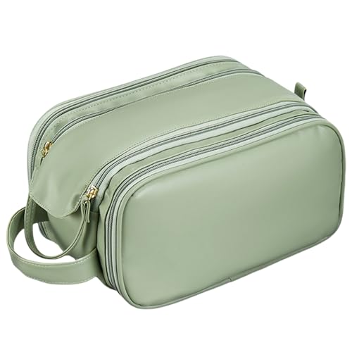 Elegante Reisekosmetikkoffer Mit Großer Kapazität Stilvoller PU Leder Make Up Taschenlager Für Frauen Und Mädchen Drei Schicht Make Up Box von zuousxbs