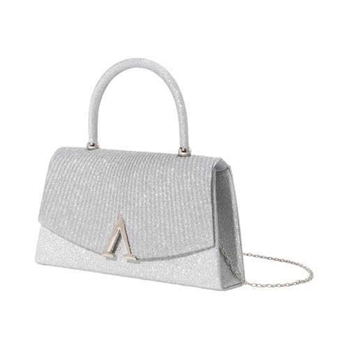 Modische Abendtasche Mit Kette Für Damen Glitzernde Party Umhängetasche Braut Umhängetasche Handtasche von zuousxbs