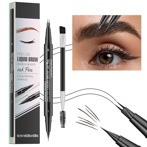 Natural Aussehender Augenbrauenstift Und Pinsel Mit Doppelten Spitzenkosmetikwerkzeug Für Tägliche Oder Besondere Anlässe Make Up von zuousxbs