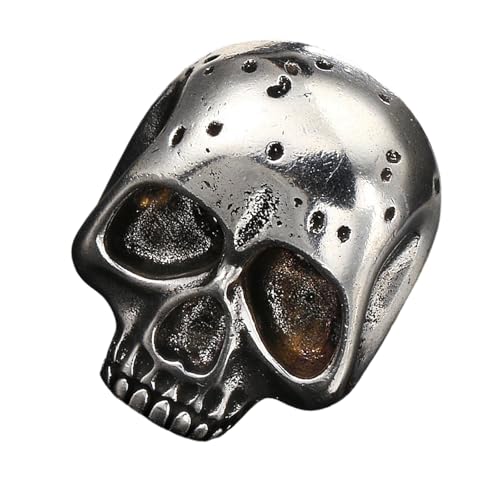 zuousxbs Retro Schädelkopf Brosche Gothic Styles Abzeichen Für Rucksäcke Und Kleidung Modisches Männer Und Frauen von zuousxbs