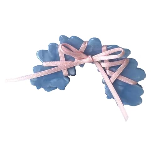 zuousxbs Acrylhaarklaue Süßes Mädchen Grab Clip Ribbon Gebunden von zuousxbs