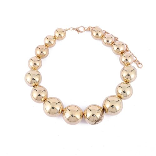 zuousxbs Big CCB Ball Perlen Kette Und Herzheize Halskette Für Frauen Trend Halskragen Auf Dem Nackenschmuck Für Tägliche Tragen Big Ball Perlen Halskette zuousxbs Big CCB Ball Perlen Kette Und Herzheize Halskette Für Frauen Trend Halskragen Auf Dem Nackenschmuck Für Tägliche Tragen Big Ball Perlen Halskette von zuousxbs