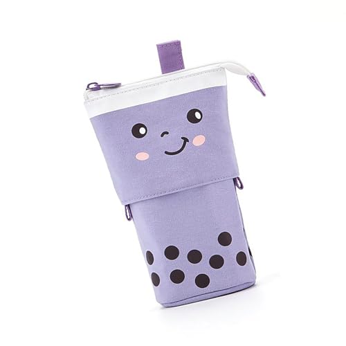 zuousxbs Cartoon Pencil Case Teleskopstasche Reißverschluss Beutel Bleistiftkoffer Stehende Organisatorenhalterin Für Student Pen Bag von zuousxbs