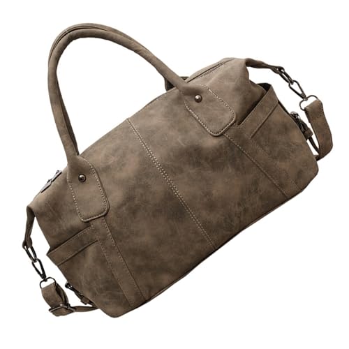 zuousxbs Faux Leder Mattes Finish Umhängetasche Frauen Koreanische Mode Große Kapazität Crossbody Handtasche Mit Verstellbarer Gurt Matte Finish Schulter von zuousxbs