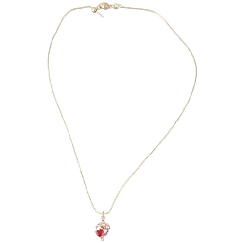 zuousxbs Kirschen Hängen Halskette Auffällige Kirschen/Regenschirm Anhänger Halshain Stylish Colarmbone Kette Ornament Stylish Colarbone Kette Für Frauen Mädchen von zuousxbs