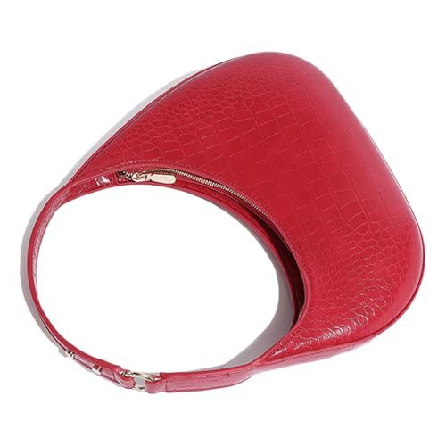 zuousxbs PU Leder Umhängetasche Autumn Winter Achselhilfe Handtasche All Matching Achselhilfe Für Frauen Mädchen Frauen PU Leder Schulter Winter Achselhaut Und Geldbörse von zuousxbs