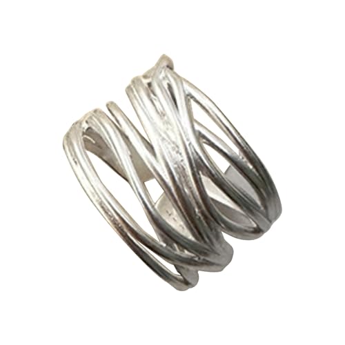 zuousxbs Zeitgenössische Verdrehte Kupferringe Einzigartige Verdrehte Stile Ringe Elegant Für Moderne Mode Enthusiasten Verstellbar zuousxbs Zeitgenössische Verdrehte Kupferringe Einzigartige Verdrehte Stile Ringe Elegant Für Moderne Mode Enthusiasten Verstellbar von zuousxbs