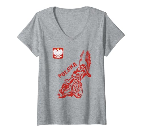 Damen zuzel Polska DWUSTRONA BIALA T-Shirt mit V-Ausschnitt Damen zuzel Polska DWUSTRONA BIALA T-Shirt mit V-Ausschnitt von zuzel Polska DWUSTRONA
