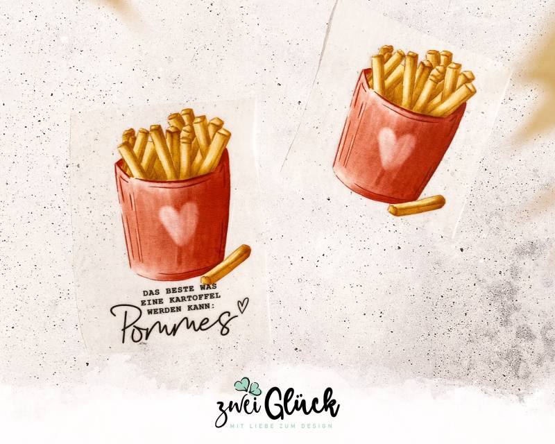 Bügelbild "Pommes" Klein, Mit Oder Ohne Spruch | Bügelpatches Textilaufkleber Zum Aufbügeln Aufbügeln Bügelmotiv Bügelbild "Pommes" Klein, Mit Oder Ohne Spruch | Bügelpatches Textilaufkleber Zum Aufbügeln Aufbügeln Bügelmotiv von zweiglueck