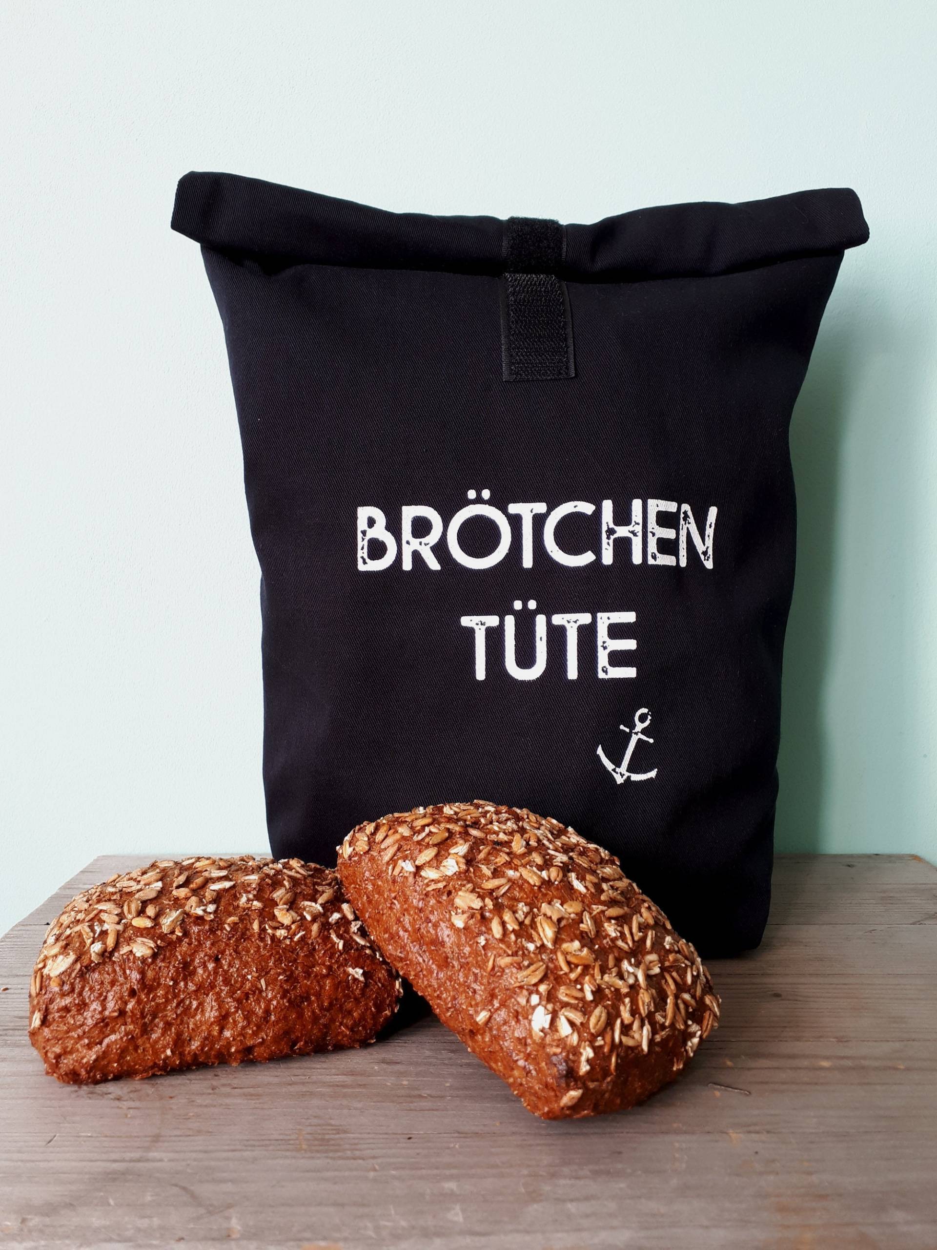 Brötchentüte Mit Aufdruck/Brotbeutel Aus Baumwolle Zero Waste Wiederverwendbare Brottüte Beutel Siebdruck Schwarz Brötchentüte Mit Aufdruck/Brotbeutel Aus Baumwolle Zero Waste Wiederverwendbare Brottüte Beutel Siebdruck Schwarz von zwoelftekojelinksDE