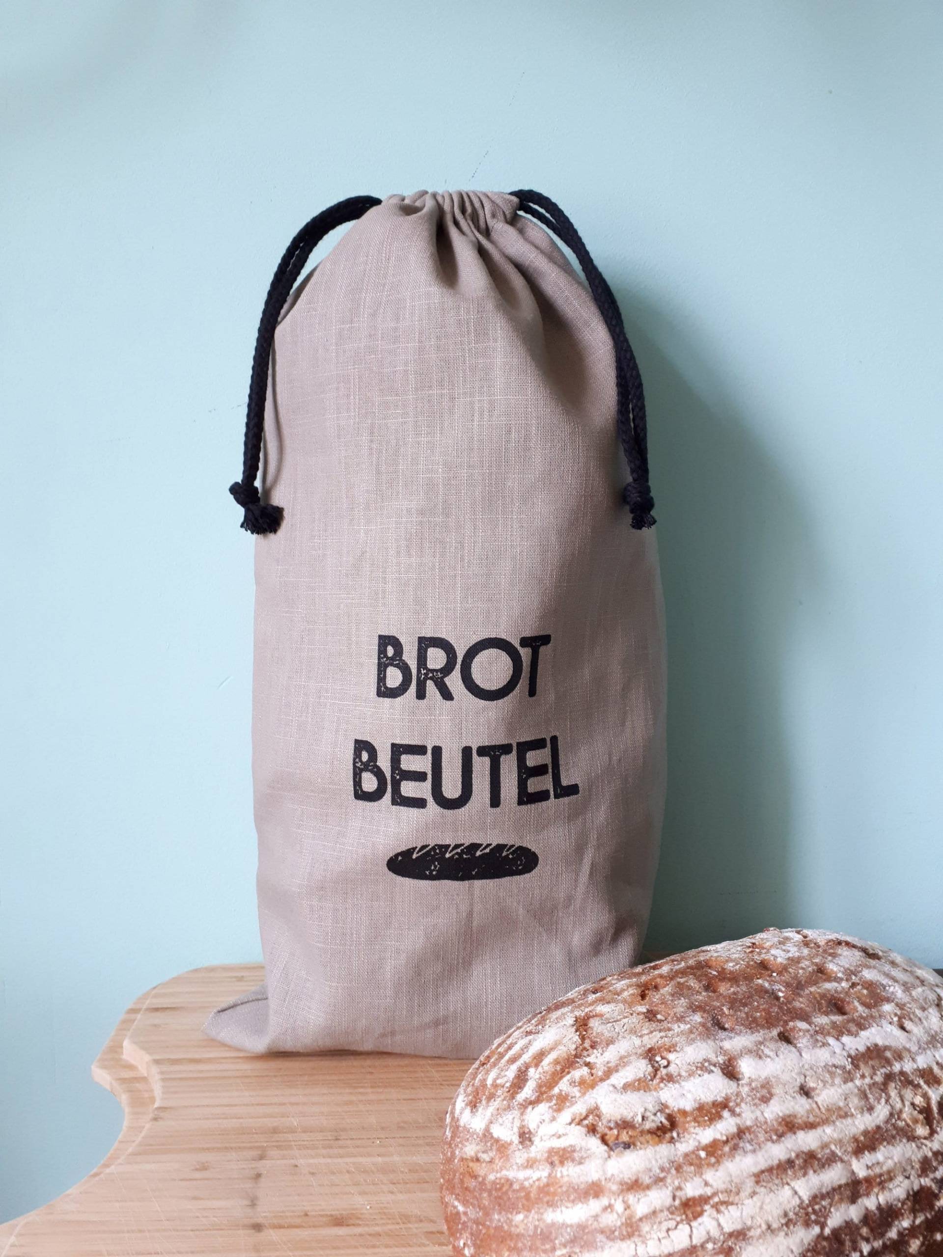 Brotbeutel Leinen/Mit Aufdruck Leinenbeutel Für Brot Wiederverwendbarer Zero Waste Brötchentüte Taupe Brotbeutel Leinen/Mit Aufdruck Leinenbeutel Für Brot Wiederverwendbarer Zero Waste Brötchentüte Taupe von zwoelftekojelinksDE