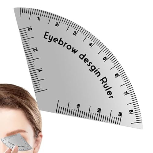 Brow Ruler - Augenbrauen Korrektur Zeichenwerkzeug - Vielseitige Brauen-Schablone Für Frauen Anfänger Reise Bühnenauftritt Tägliches Makeup Heimsalon von zwxqe