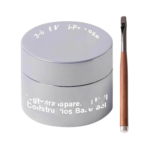 Clear Nail Polish Gel Hard for Nails Long Lasting Smooth Coverage Flexible Glue 1.18x1.38 Inches for Natural Look, Home Manicure, Family, Friends, and Professional Salon Use von zwxqe