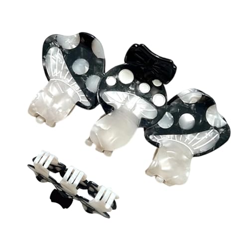 Cute Mushroom Claw Clips – Funny Mushroom Hair Clips for Women and Girls – Fashionable Non-Slip Barrettes and Jaw Clamps for Secure Hold and Stylish Hair Accessories von zwxqe