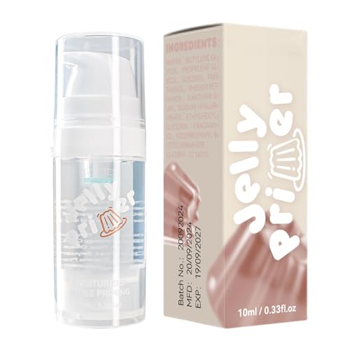 Hydrating Face Primer, Jelly Primer Hydrating Facial Base, Smoothing Skin Facial Primer for Lasting Makeup, Pore-Minimizing Primer for Complexion and Enhanced Makeup Application von zwxqe