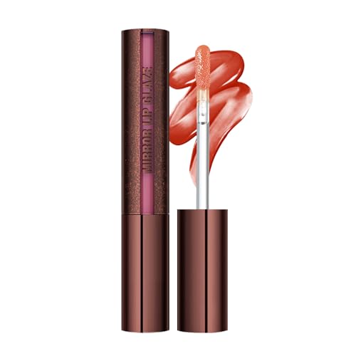 Lip Gloss Plumper, Nourishing Hydrating Lipstick, Smooth Non-Sticky Formula with Long Lasting Shine, Women Enhancing Natural Beauty at Parties, Dates, Gatherings Multicolor von zwxqe