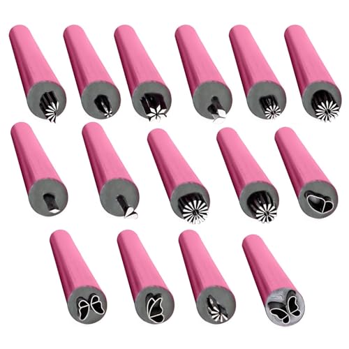 Nagelstempel-Set mit 15 Nagelstiften, kreatives Stempelset, Nageldrucker, Stempel für Designs, Kunstnägel, Bastel-Stempelset, einzigartige Nagelmuster-Stifte für Maniküre Nagelstempel-Set mit 15 Nagelstiften, kreatives Stempelset, Nageldrucker, Stempel für Designs, Kunstnägel, Bastel-Stempelset, einzigartige Nagelmuster-Stifte für Maniküre von zwxqe