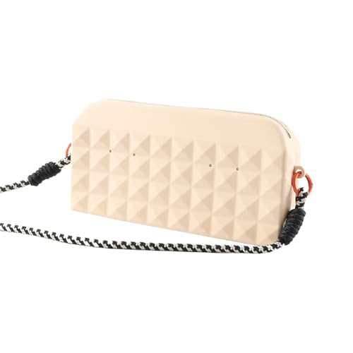 Silicone Small Makeup Bag, Versatile Travel Toiletry with Zipper, Key, and Phone Organizer Pouch, 9.06x1.81x4.13 Inch for Friends, Wives, Daughters, Nieces, Girlfriend von zwxqe