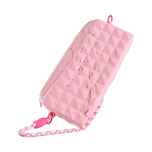 Silicone Small Makeup Bag, Versatile Travel Toiletry with Zipper, Key, and Phone Organizer Pouch, 9.06x1.81x4.13 Inch for Friends, Wives, Daughters, Nieces, Girlfriend von zwxqe