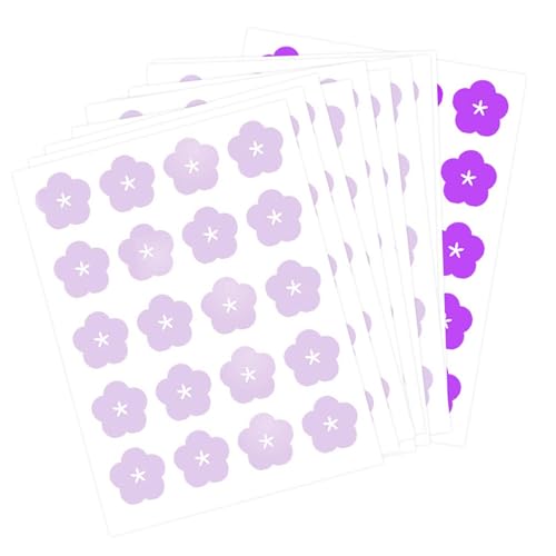 Sunscreen Patch, 200-Pack Waterproof UV Detection Stickers, Beach Sun Protection Aid Reminder for Reapplication, Facial Skin Care Aid to Prevent Sunburn von zwxqe