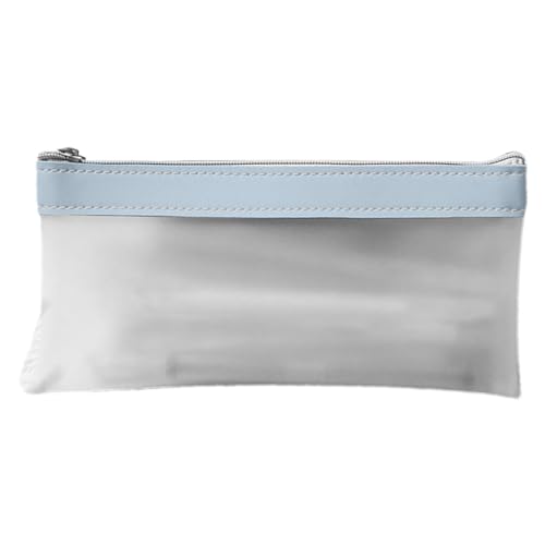 Transparentes Federmäppchen, transparentes Federmäppchen, transparenter Schreibwaren-Organizer, transparenter Stifthalter, transparentes Marker-Etui, transparentes Schreibwarenetui, transparente Stift von zwxqe