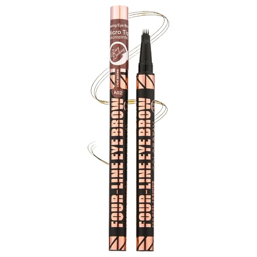 Waterproof Eyebrow Pencil, 4 Tip Liquid Brow Pen for Precise Shaping and Long Lasting Color, Portable Makeup Tool for Natural Look, Beauty Essential for Men and Women Waterproof Eyebrow Pencil, 4 Tip Liquid Brow Pen for Precise Shaping and Long Lasting Color, Portable Makeup Tool for Natural Look, Beauty Essential for Men and Women von zwxqe