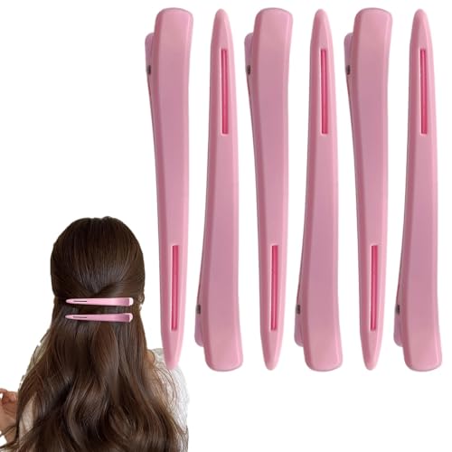 Zwxqe Tragbares Haarstyling-Zubehör, rutschfeste Styling-Clips, Haarspangen für dicke Haare, Entenschnabel-Clip für Frauen, Entenschnabel-Haarspangen-Set für Frauen, 4,72 Zoll von zwxqe