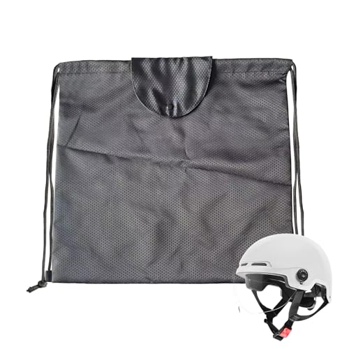 zwxqe Bike Helmet Storage Bag, Drawstring Helmet Carrier, Waterproof Organizer, 19.69x19.69 Inches, Safety Hat Backpack, Portable Travel Bag for Cycling Basketball and Outdoor Activities von zwxqe