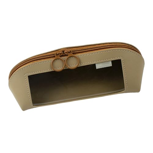 zwxqe Large Pencil Case, Leather Clear Organizer Container, Stationery Zipper Storage Pouch, Pencil Holder, School Supplies for Scissors Rulers Erasers Notes, 9.25x3.15x3.35 inches zwxqe Large Pencil Case, Leather Clear Organizer Container, Stationery Zipper Storage Pouch, Pencil Holder, School Supplies for Scissors Rulers Erasers Notes, 9.25x3.15x3.35 inches von zwxqe