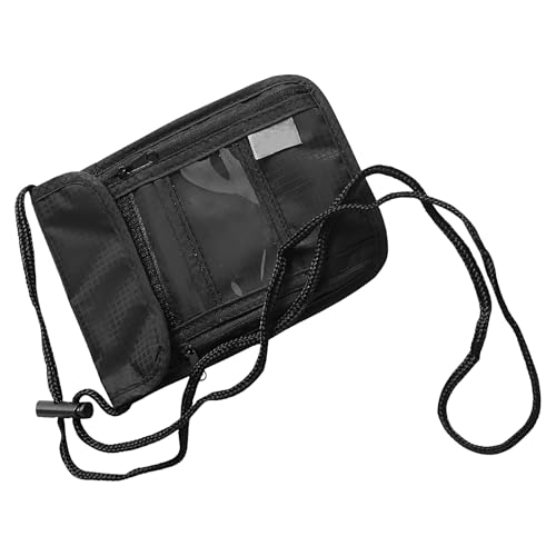 zwxqe Reise Neck Wallet - Tragbare Halsgeldbörse - Tragbare Diebstahlsichere Dokumentenmappe Für Handy- Und Bankkartenorganizer von zwxqe