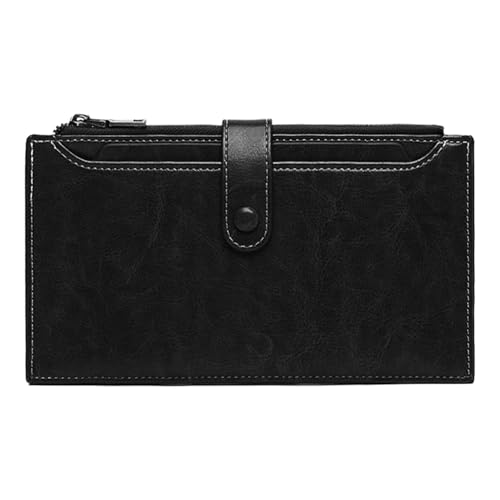 zwxqe Women RFID Card Holder Wallet | Retro Purse for Cards | Multi Card Case Wallet, Large Capacity Wallet, Business Card Holder Wallet, Cell Phone Card Wallet, Photographs Wallet Holder von zwxqe