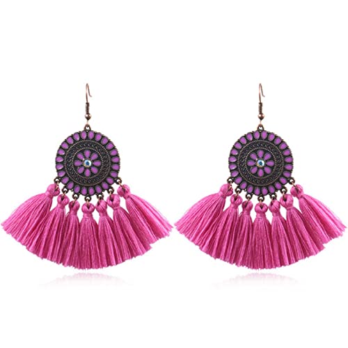 zxcs FRANDED LANG Land TRASSEL Ohrringe Mode Vintage Baumeln Blume Böhmischen Ohrringe Für Frauen Ethnische Partei Ohrringe Schmuck-Rosered zxcs FRANDED LANG Land TRASSEL Ohrringe Mode Vintage Baumeln Blume Böhmischen Ohrringe Für Frauen Ethnische Partei Ohrringe Schmuck-Rosered von zxcs