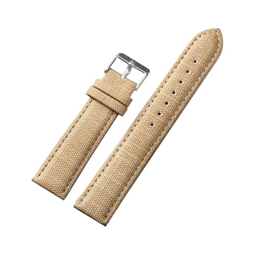 zyimodl 10-24mm Atmungsaktives weiches Nylon-Canvas-Armband mit allergikerfreundlichem Lederfutter zyimodl 10-24mm Atmungsaktives weiches Nylon-Canvas-Armband mit allergikerfreundlichem Lederfutter von zyimodl