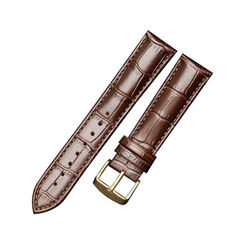 zyimodl 10-24mm Casual/Business Bambusmuster Kalbsleder-Armband mit wasserdichtem hautfreundlichem Futter von zyimodl