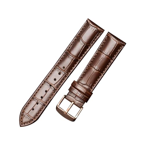 zyimodl 10-24mm Casual/Business Bambusmuster Kalbsleder-Armband mit wasserdichtem hautfreundlichem Futter von zyimodl