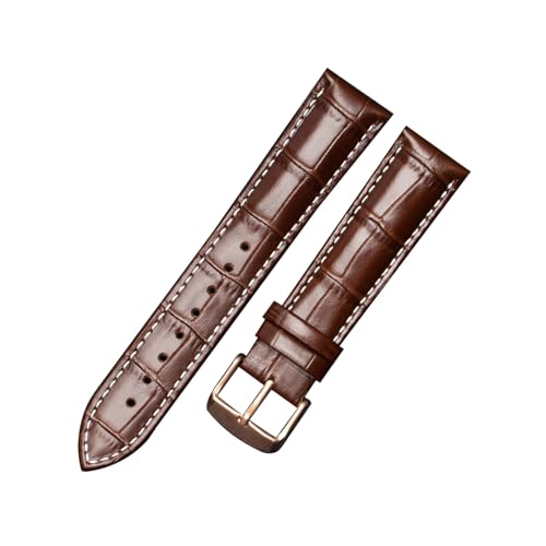 zyimodl 10-24mm Casual/Business Bambusmuster Kalbsleder-Armband mit wasserdichtem hautfreundlichem Futter von zyimodl