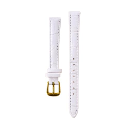 zyimodl 10-24mm Farbenfrohes Bambusmuster Weiches wasserdichtes Rindsleder-Armband für Damen-Quarz-/Mechanikuhren von zyimodl