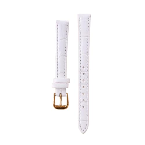 zyimodl 10-24mm Farbenfrohes Bambusmuster Weiches wasserdichtes Rindsleder-Armband für Damen-Quarz-/Mechanikuhren von zyimodl