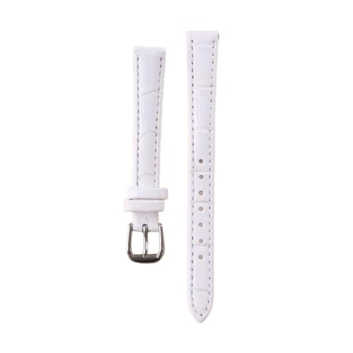 zyimodl 10-24mm Farbenfrohes Bambusmuster Weiches wasserdichtes Rindsleder-Armband für Damen-Quarz-/Mechanikuhren von zyimodl