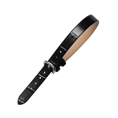 zyimodl 10mm Integriertes Design Vintage Bambusmuster Rindsleder-Armband für Damenuhren von zyimodl