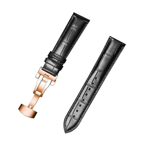 zyimodl 12-24mm Schnellwechsel-Rindsleder-Armband mit wasserdichtem allergikerfreundlichem Futter von zyimodl