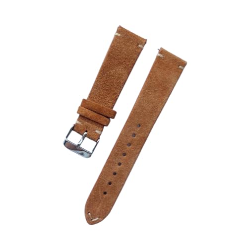 zyimodl 14-20mm Schnellwechsel-Vintage-Wildleder-Armband mit allergikerfreundlichem wasserdichtem Futter von zyimodl